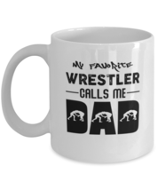 Coffee Mug Funny My Favorite Wrestler calls Me Dad  - £11.88 GBP