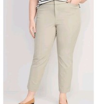 Old Navy Skinny Ankle Length Khaki Pants Womens 12 - £15.31 GBP