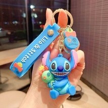 Stitch Holding Voodoo Doll Keychain Hanging Charm Jewelry Gift USA SELLER - $13.99