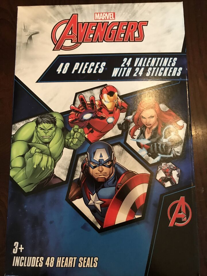 Avengers 48 Piece Valentines - $16.73