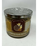 Bath &amp; Body Works PUMPKIN PECAN WAFFLES 3 Wick Scented 14.5 oz Candle NOS - €25,78 EUR