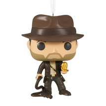 Hallmark Ornaments Funko Pop! Indiana Jones Christmas Tree Ornament Multicolor. - £10.92 GBP