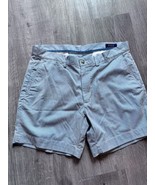 Polo Ralph Lauren Blue White Stripe Seersucker Chino Shorts Size 33 Clas... - £13.24 GBP