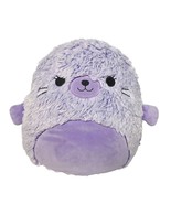 Squishmallows Ellen The Seal Purple Fuzzy Plush Stuffed Animal Kellytoy 12&quot; - $391.59 MXN