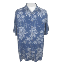 Batik Bay Men Hawaiian camp shirt pit to pit 26 XLT aloha luau tropical ... - $17.81