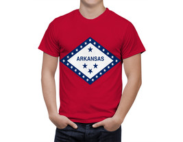 Arkansas State shirt Proud Arkansas Flag Coat of Arms Fan Sport T-Shirt ... - £25.15 GBP
