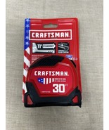 Craftsman 30 Foot 1-1/4” Easy Grip Tape Measure CMHT37530 - $33.72 CAD
