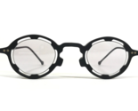 Vintage la Eyeworks Sunglasses REGUMBA 101M Matte Black Round with Purpl... - $69.91