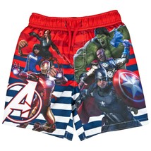 Avengers Captain America UPF50+ Bathing Suit Swim Trunks Boys Sz 4, 5/6 Or 7 $25 - £12.17 GBP
