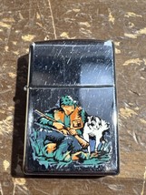1999 Zippo Lighter - Hunter With Dog - Vintage. Used - $14.99
