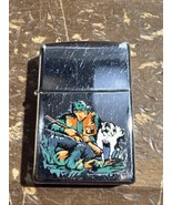 1999 Zippo Lighter - Hunter With Dog - Vintage. Used - $273.27 MXN