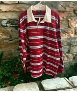 NWT Brooks Brothers Sweater Long sleeve polo SIZE XL  Striped 346 Mens NEW - $44.61 CAD