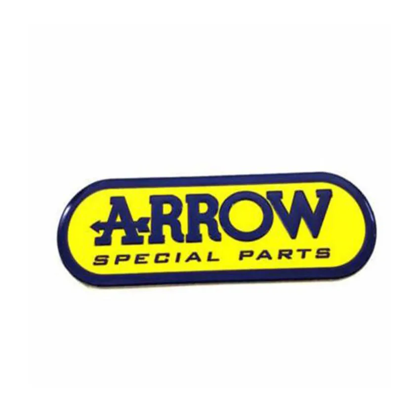 Heat-Resistant Aluminum Motorcycle Exhaust Pipe Sticker, Arrow Special Decal 1 - £11.27 GBP