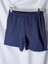 Men&#39;s Navy Blue Casual Drawstring Shorts - Hanes - Size M - €3,37 EUR