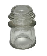 Vintage Armstrong #2 Glass Insulator Clear Made in USA 37 57 Excellent C... - $23.75