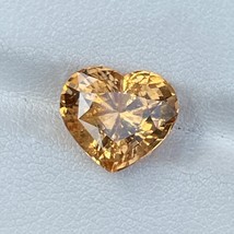 Natural Champagne Hessonite Garnet 6.39 Cts Heart Shape Loose Gemstone - £599.51 GBP