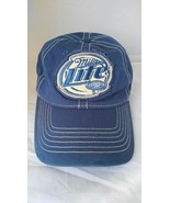 Miller Lite Beer Snapback Baseball Cap Adjustable Blue Logo Patch - £12.11 GBP