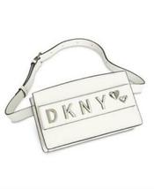 Dkny Smoke Leather Belt Bag, White/Silver - £73.94 GBP