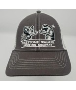 Firestone Walker Brewing Men&#39;s Snapback Mesh Back Hat Gray White Adjustable - £11.71 GBP