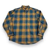 Wolverine Redwood Heavyweight Brushed Flannel Shirt Brawny Shadow Plaid XL - £19.43 GBP
