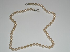 Necklace Faux Pearl Costume Jewelry Vintage 1950&#39;s 1960&#39;s 17.5&quot; - €11,28 EUR