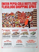 PEPSI Cola Soft Drink Soda Enter Shopping Spree 1964 Vintage Print Ad - $14.63 CAD