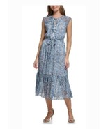 *NEW* TOMMY HILFIGER Paisley-Print Midi Dress - £15.71 GBP