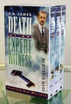 P.D. James/Adam Dalgliesh DEATH OF AN EXPERT WITNESS-Roy Marsden 3 VHS T... - $12.00