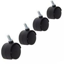 4 Pack 40mm Castor Wheels, Swivel Twin Castor Bolt, Chair Wheel Replacem... - $152.96 MXN
