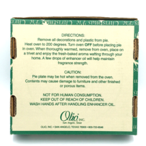 OLIO INC vintage Christmas potpourri pie - 1+ lb new in box w/ enhancer oil - $25.00