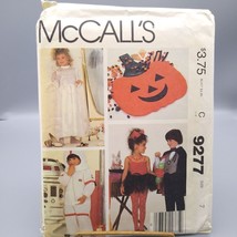 UNCUT Vintage Sewing PATTERN McCalls 9277, Kids Halloween Costumes 1984 Bride - £13.72 GBP