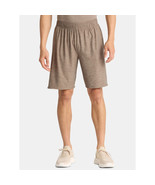 Athletic Works Men&#39;s Knit Jersey Shorts MEDIUM (32-34) Taupe Heather New - $409.87 MXN