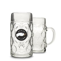 Goose Island isar tankard stein Beer Glasses, Clear - $24.70