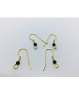 100 pcs  14 kt gold overlay  hook ear wires, earring hooks, fish hook ea... - £7.04 GBP