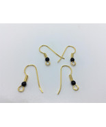 100 pcs  14 kt gold overlay  hook ear wires, earring hooks, fish hook ea... - $8.99