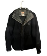 Sorel Omni-Tech Jacket Mens Medium Black Waterproof Hooded Coat - $103.11 CAD