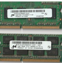 1 Piece PC3-10600S &amp; 3 Pieces PC3-8500S SoDIMM (2 Gb ea.) Total 8 GB - $9.95