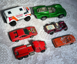 Vintage Car Toy Lot Tootsie, Matchbox, Rylmex, Hot Wheels - £7.74 GBP