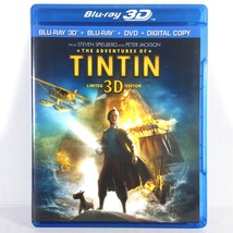 The Adventures of Tin Tin (3D/2D Blu-ray/DVD, 2011, Inc Digital Copy) Like New! - £18.28 GBP