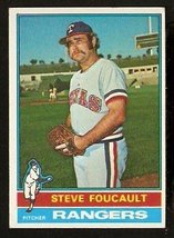 Texas Rangers Steve Foucault 1976 Topps Baseball Card # 303 EX/EM - £0.40 GBP