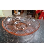 Pink Depression Mayfair Open Rose Centerpiece Bowl - $658.39 MXN