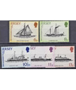 ZAYIX Great Britain Jersey 197-201 MNH Mail Ships Transportation 020522S31M - $1.50