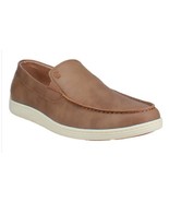 Izod Mens Shoes Tan Loafer Slip-On Memory Foam Padded Collar Durable Out... - $75.21 CAD