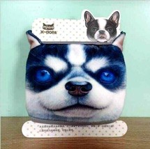 3D Dog Blue Eye Husky Huskies Puppy Pup Handmade Fashion Face Cover 3-d Fun Mask - £5.16 GBP