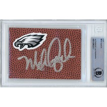 Mike Quick Auto Philadelphia Eagles Signed Football Cut Beckett BGS Slab - £70.49 GBP