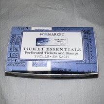 49 &amp; Market NIP Inkwell Ticket Essentials 3 Rolls Scrapbooking Card Making - $14.99