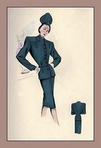 Blue Cardigan Suit - Art Print - £17.67 GBP+