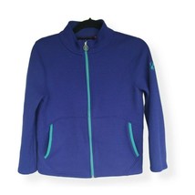 Spyder Jacket Youth Girls 18 Blue Zip Up Long Sleeve Fall Spring Casual - £22.49 GBP