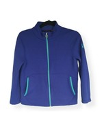 Spyder Jacket Youth Girls 18 Blue Zip Up Long Sleeve Fall Spring Casual - $28.59