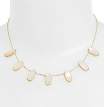Kendra Scott Meadow Peach Mother of Pearl Station Necklace NWT - £54.12 GBP